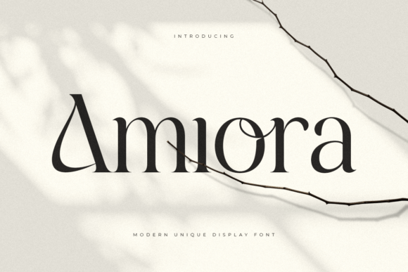 Amiora: The Elegant Serif Font for Refined Brand Identity