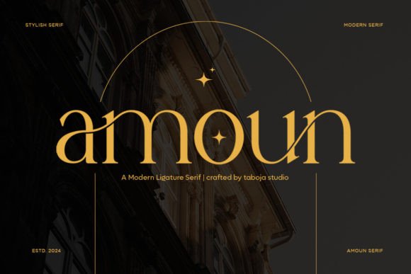 Amoun: The Serif Typeface That Elevates Your Brand Identity