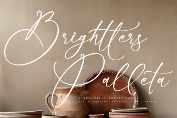 Brightters Palleta: A Script Font for Elegant Brand Identities