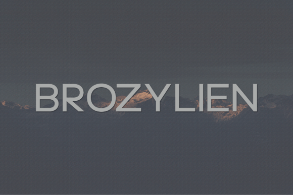 Brozylien: A Modern Sans Serif Typeface for Editorial Design