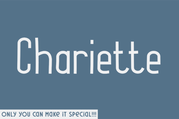 Chariette: A Handwritten Sans Serif for Bold Campaign Design