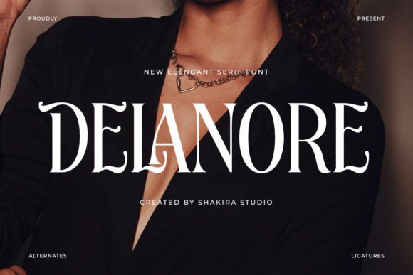 Delanore: The Elegant Serif Typeface for Premium Brand Storytelling