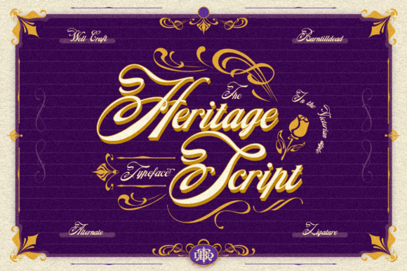Elcie Typeface: Victorian Elegance for Handmade Crafts