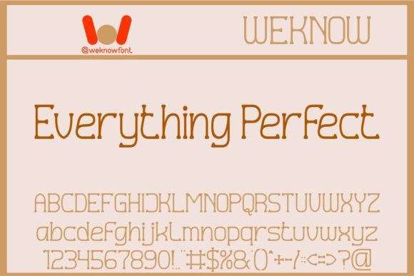 Everything Perfect Serif Font: Elevate Handmade Labels and Printables