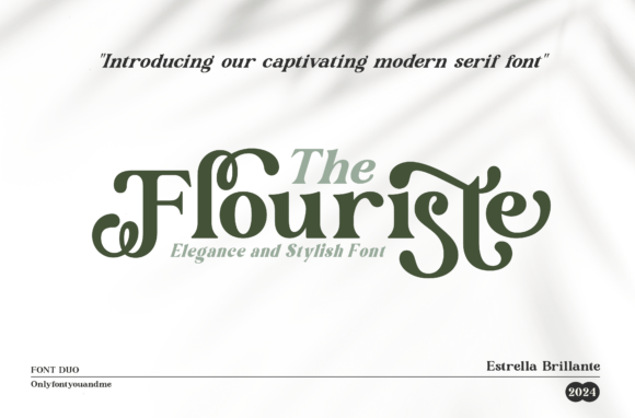 Flouriste: The Elegant Serif Font That Elevates Your Brand Identity