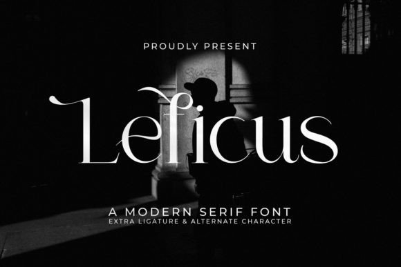 Leficus: Elevating Digital Brand Identity with Refined Serif Typography
