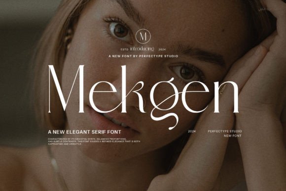 Mekgen: Elevating Editorial Design with Classic Serif Elegance