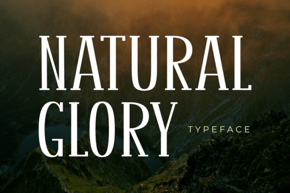 Natural Glory Typeface: Elevating Digital Elegance for Web Design