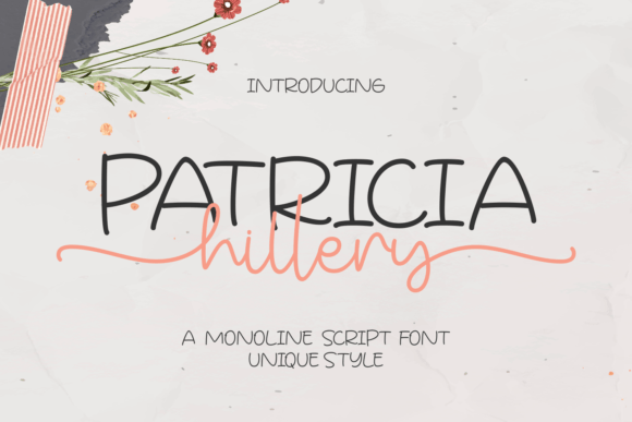 Patricia Hillery: A Monoline Script Typeface for Digital Brands