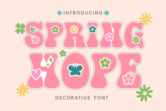 Spring Hope Typeface Review: A Springtime Display Font for Branding