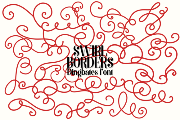 Swirl Borders: The Elegant Dingbat Typeface for Digital Branding