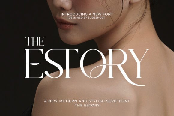 The Estory: A Balanced Serif for Elegant Brand Identity