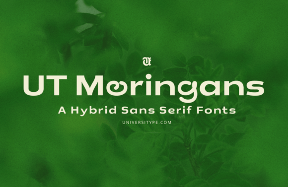 Ut Moringans: A Natural Sans Serif Typeface for Organic Branding