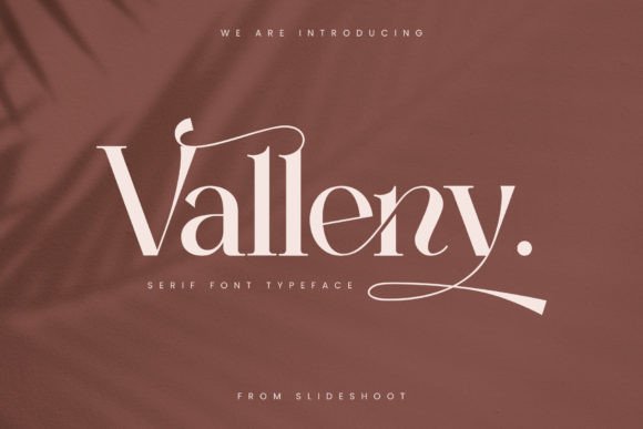 Valleny Serif: An Elegant Typeface for Refined Brand Identities